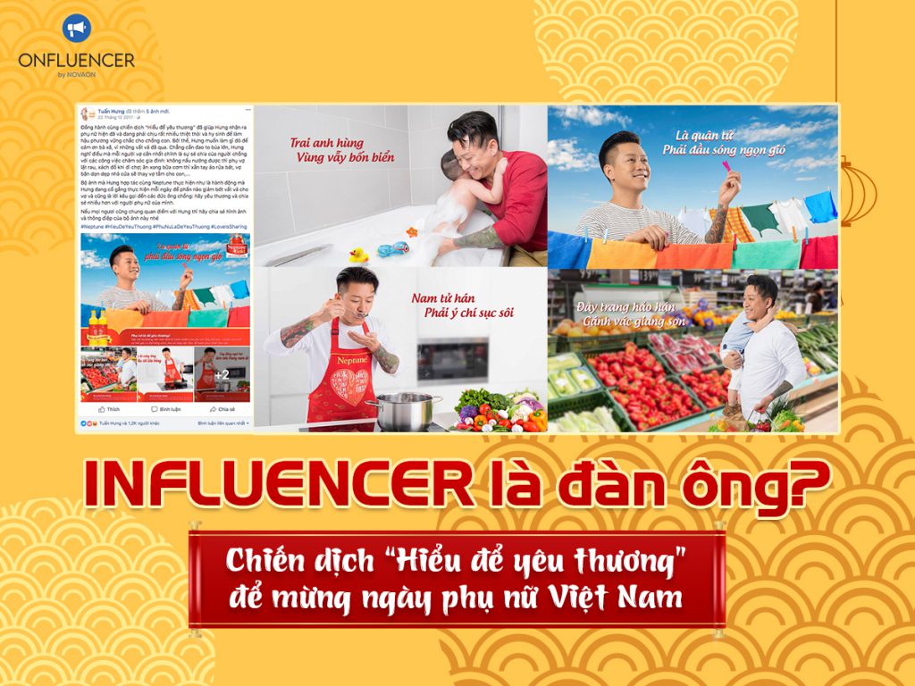 Chiến dịch “Hiểu để yêu thương” của thương hiệu dầu ăn Neptune kết hợp cùng ca sĩ Tuấn Hưng.