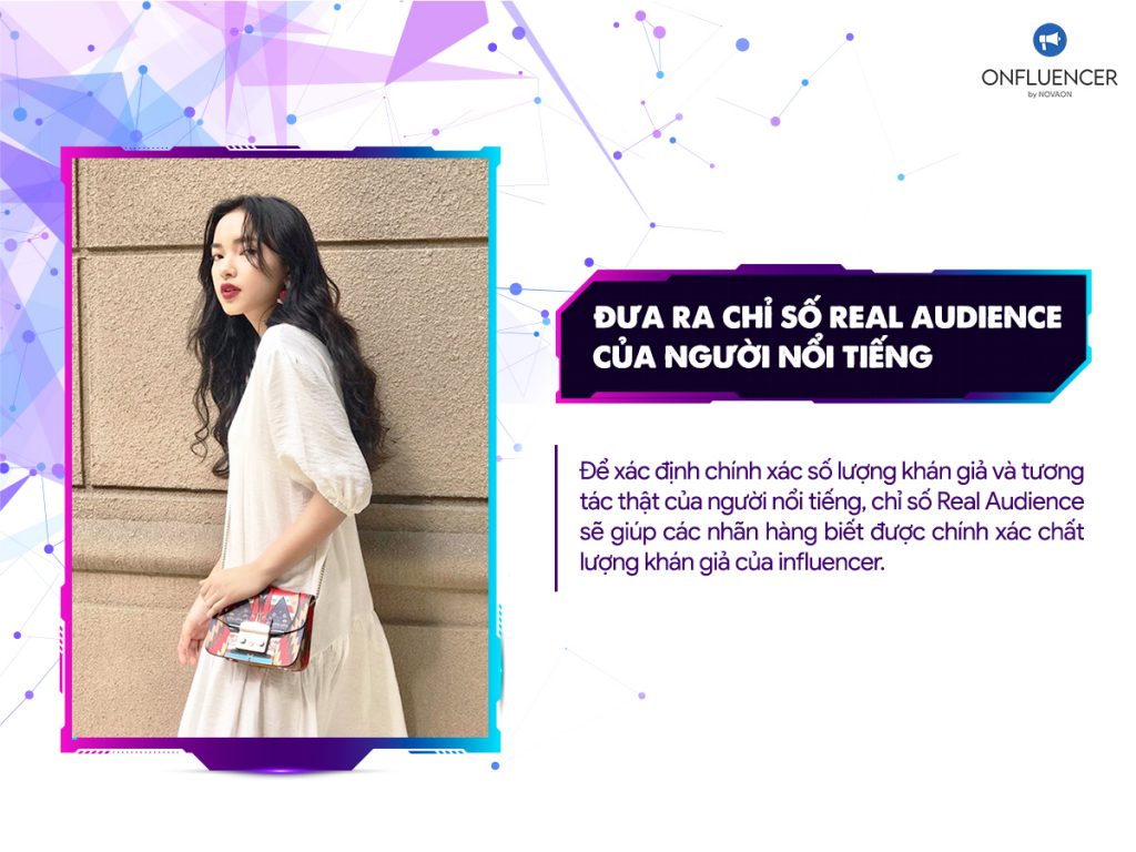 Giải pháp Onfluencer: Đưa ra chỉ số Real Audience của người nổi tiếng